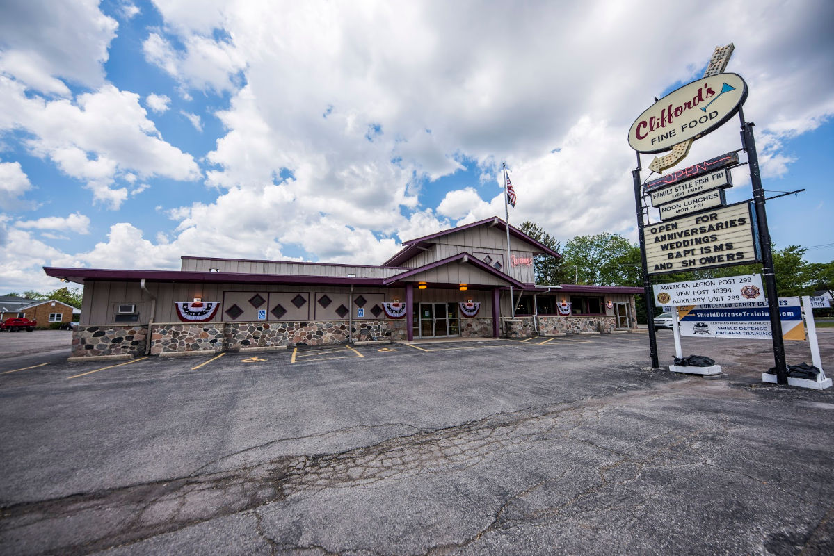 Steve and Elaine Cannistra, owners of Clifford's Supper Club since 1988